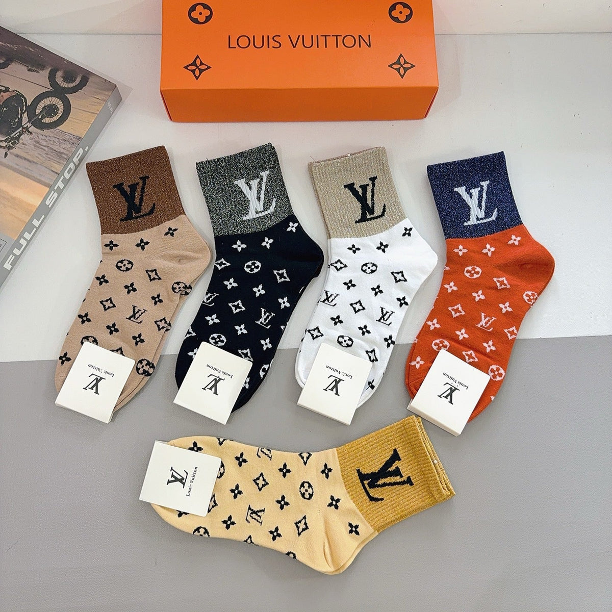 5-Pair Comfort Socks Set (1 BOX)-43