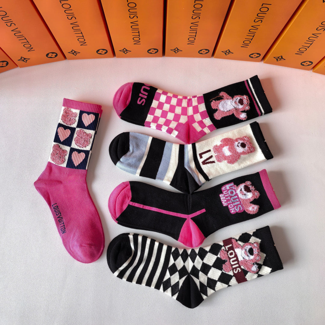 5-Pair Comfort Socks Set (1 BOX)-71