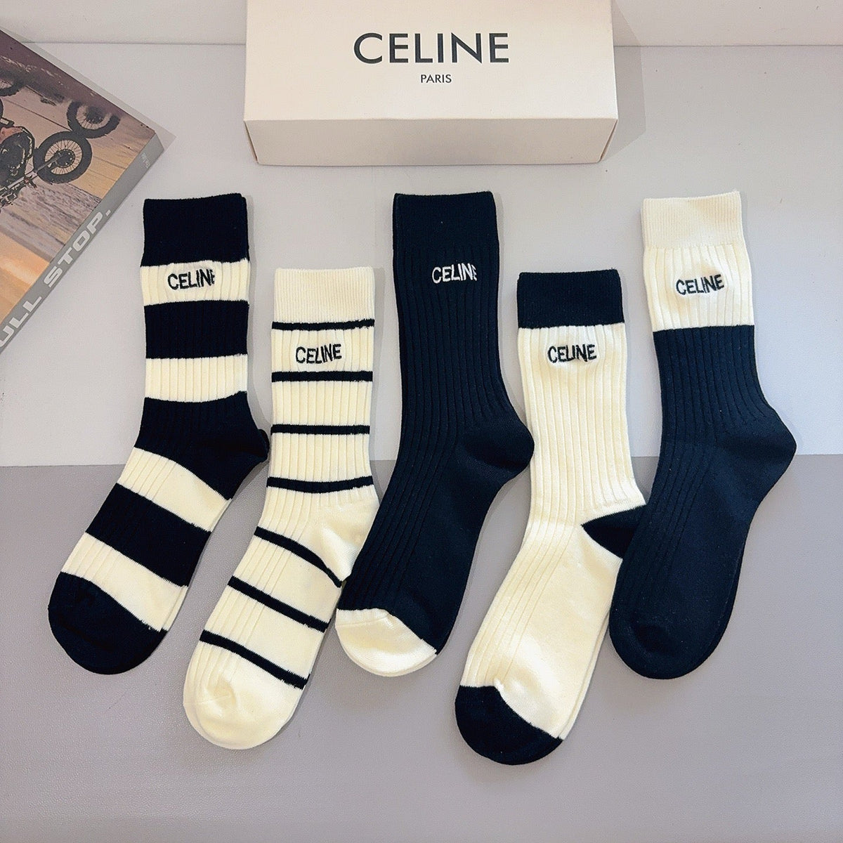 5-Pair Comfort Socks Set (1 BOX)-81