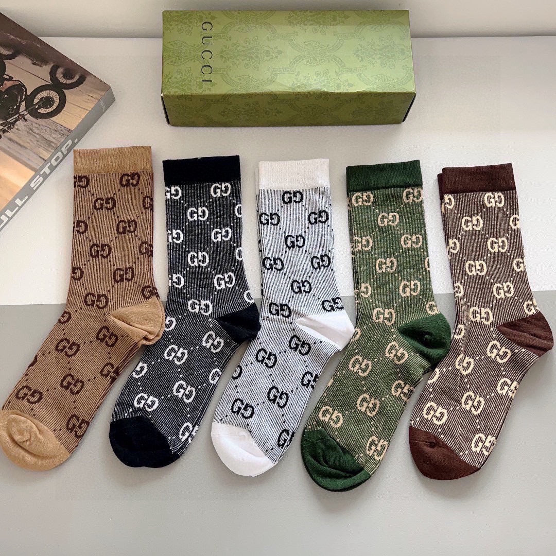 5-Pair Comfort Socks Set (1 BOX)-83