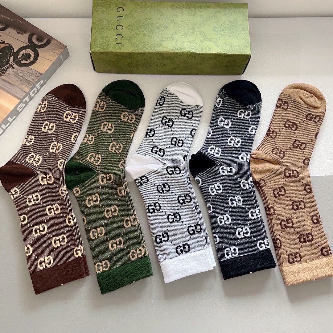 5-Pair Comfort Socks Set (1 BOX)-83