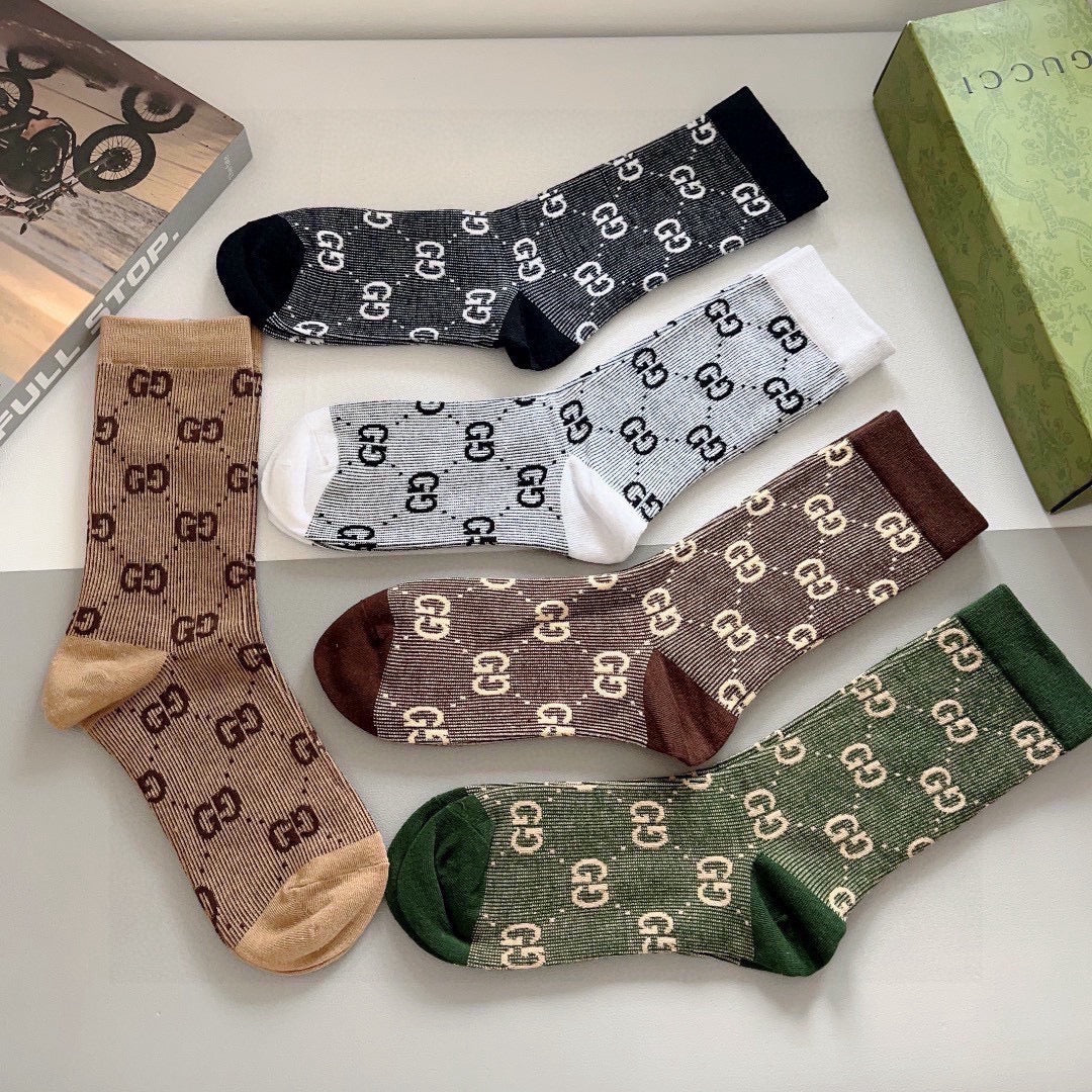 5-Pair Comfort Socks Set (1 BOX)-83