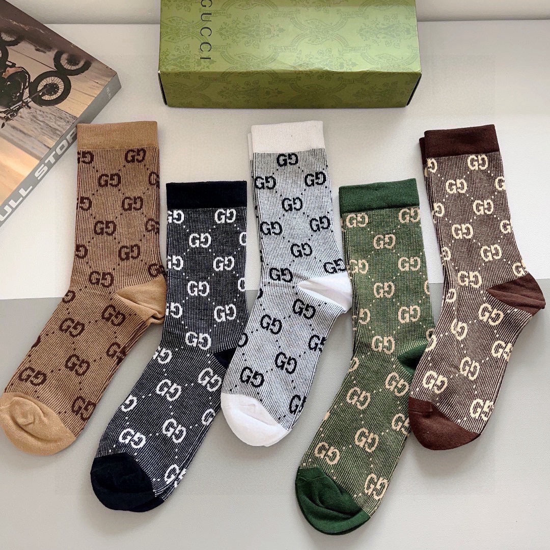 5-Pair Comfort Socks Set (1 BOX)-83