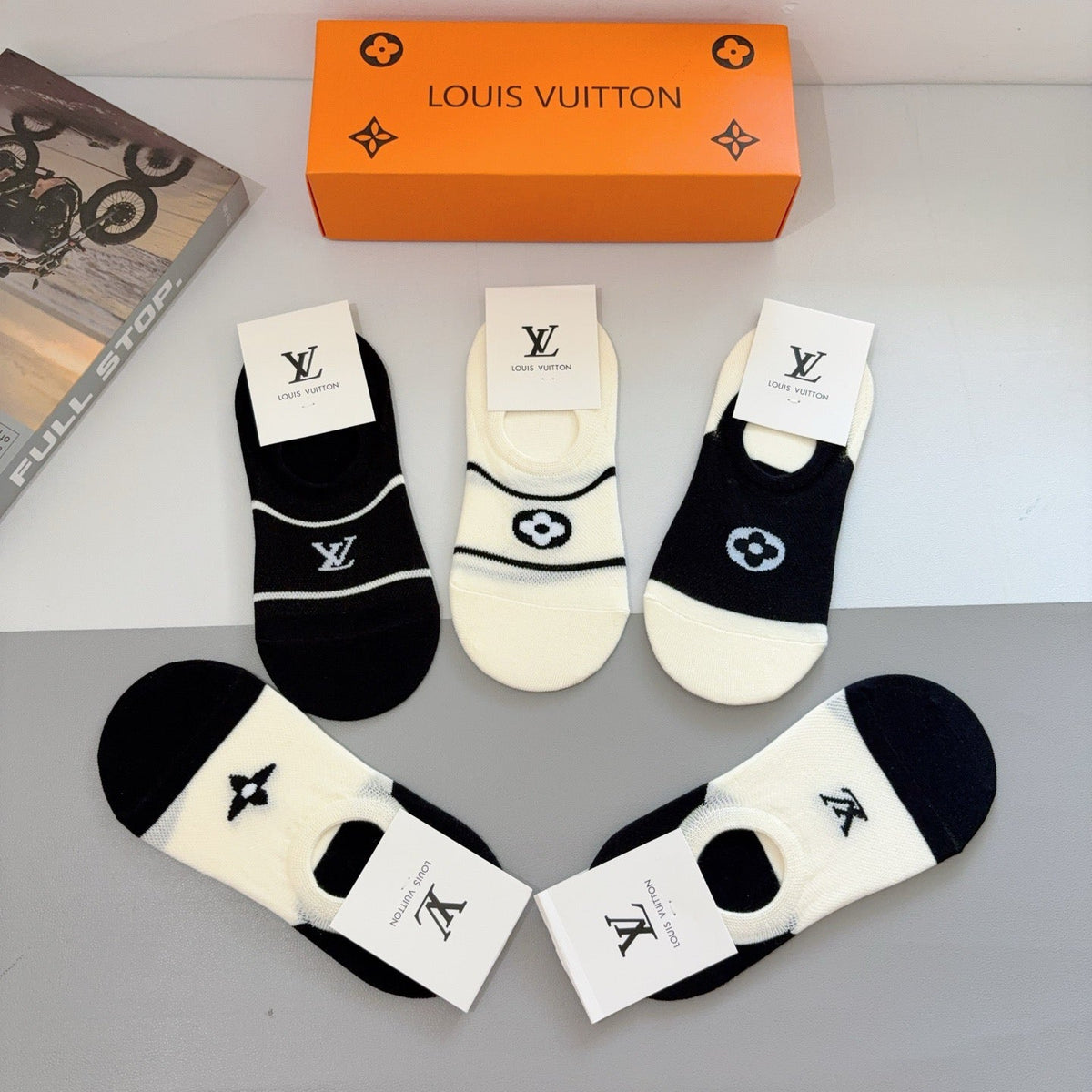 5-Pair Comfort Socks Set (1 BOX)-84