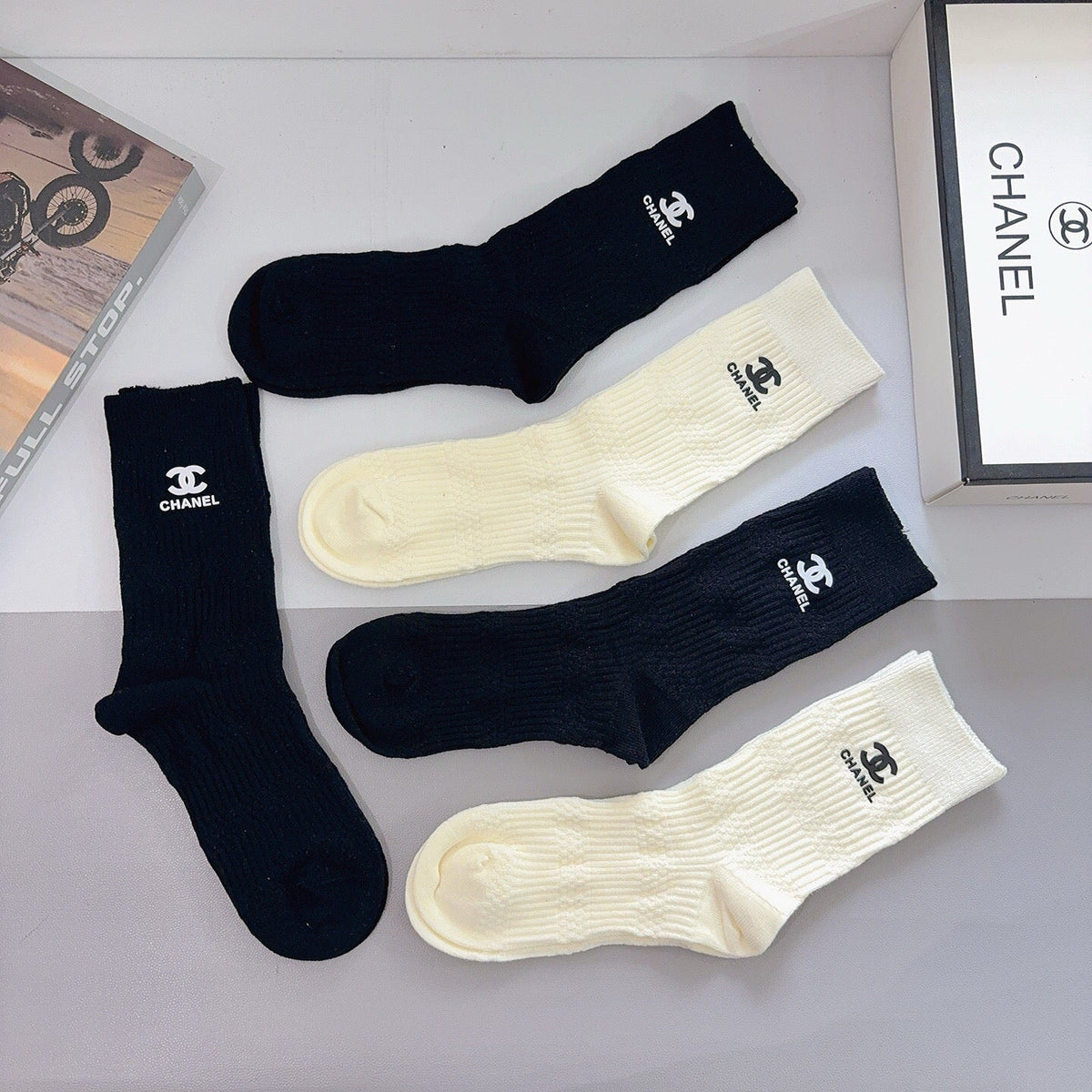 5-Pair Comfort Socks Set (1 BOX)-86