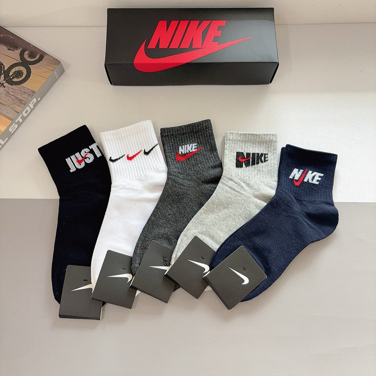 5-Pair Comfort Socks Set (1 BOX)-88