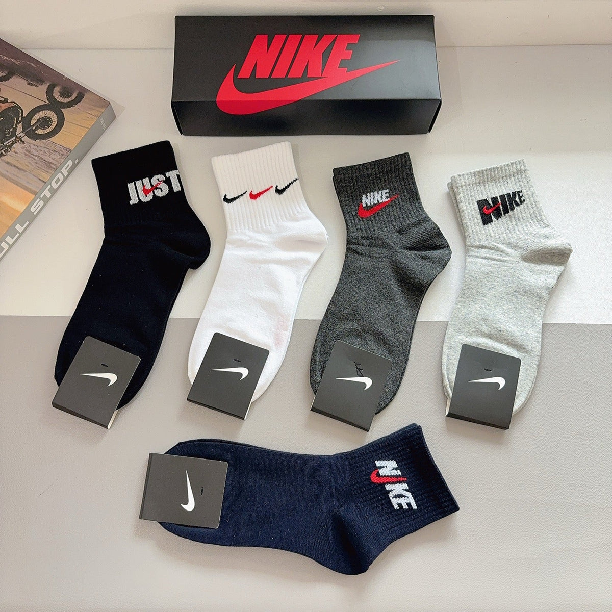 5-Pair Comfort Socks Set (1 BOX)-88