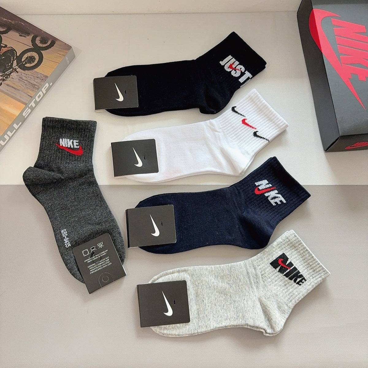 5-Pair Comfort Socks Set (1 BOX)-88