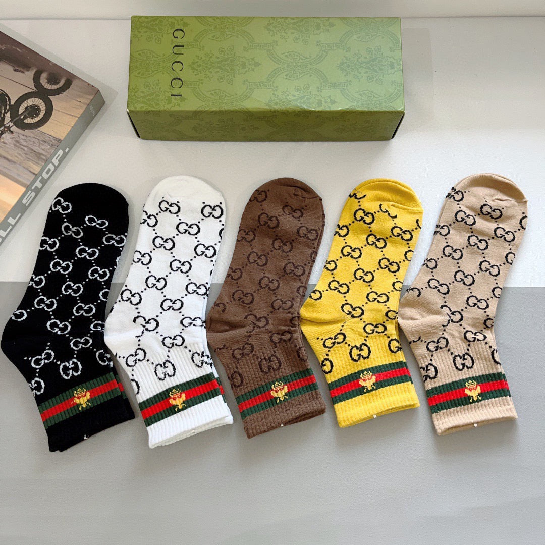 5-Pair Comfort Socks Set (1 BOX)-89
