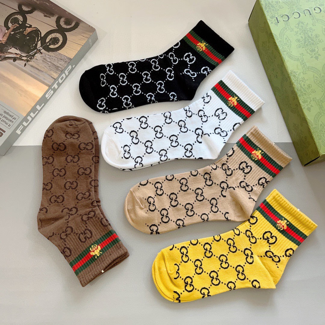 5-Pair Comfort Socks Set (1 BOX)-89