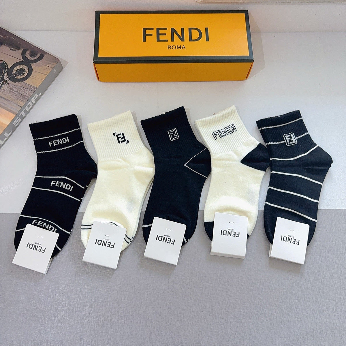 5-Pair Comfort Socks Set (1 BOX)-91
