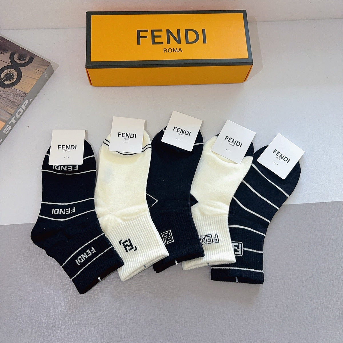 5-Pair Comfort Socks Set (1 BOX)-91