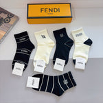 5-Pair Comfort Socks Set (1 BOX)-91