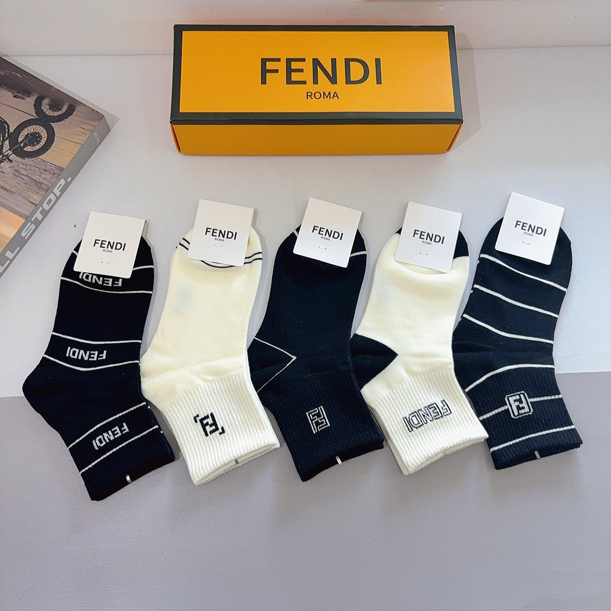 5-Pair Comfort Socks Set (1 BOX)-91