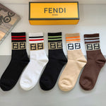 5-Pair Comfort Socks Set (1 BOX)-93