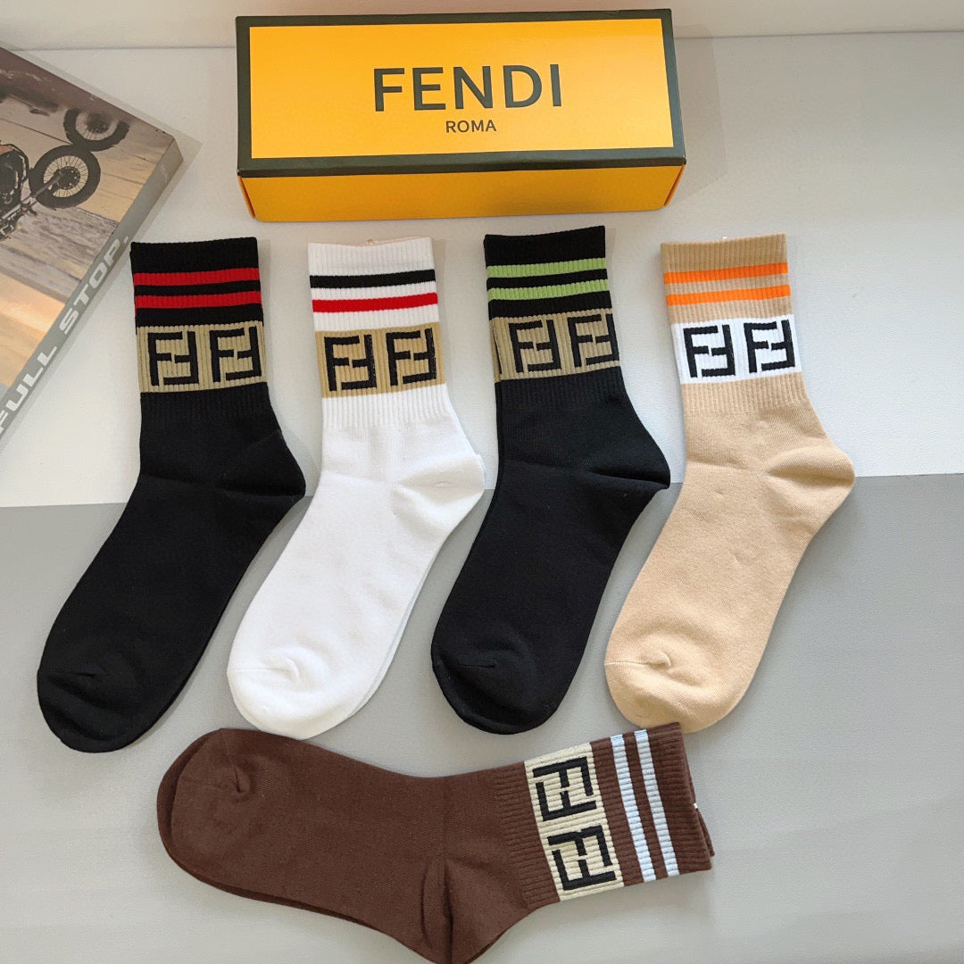 5-Pair Comfort Socks Set (1 BOX)-93