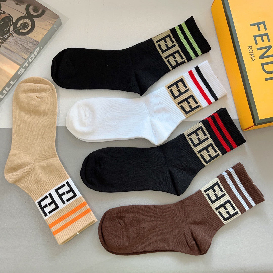 5-Pair Comfort Socks Set (1 BOX)-93