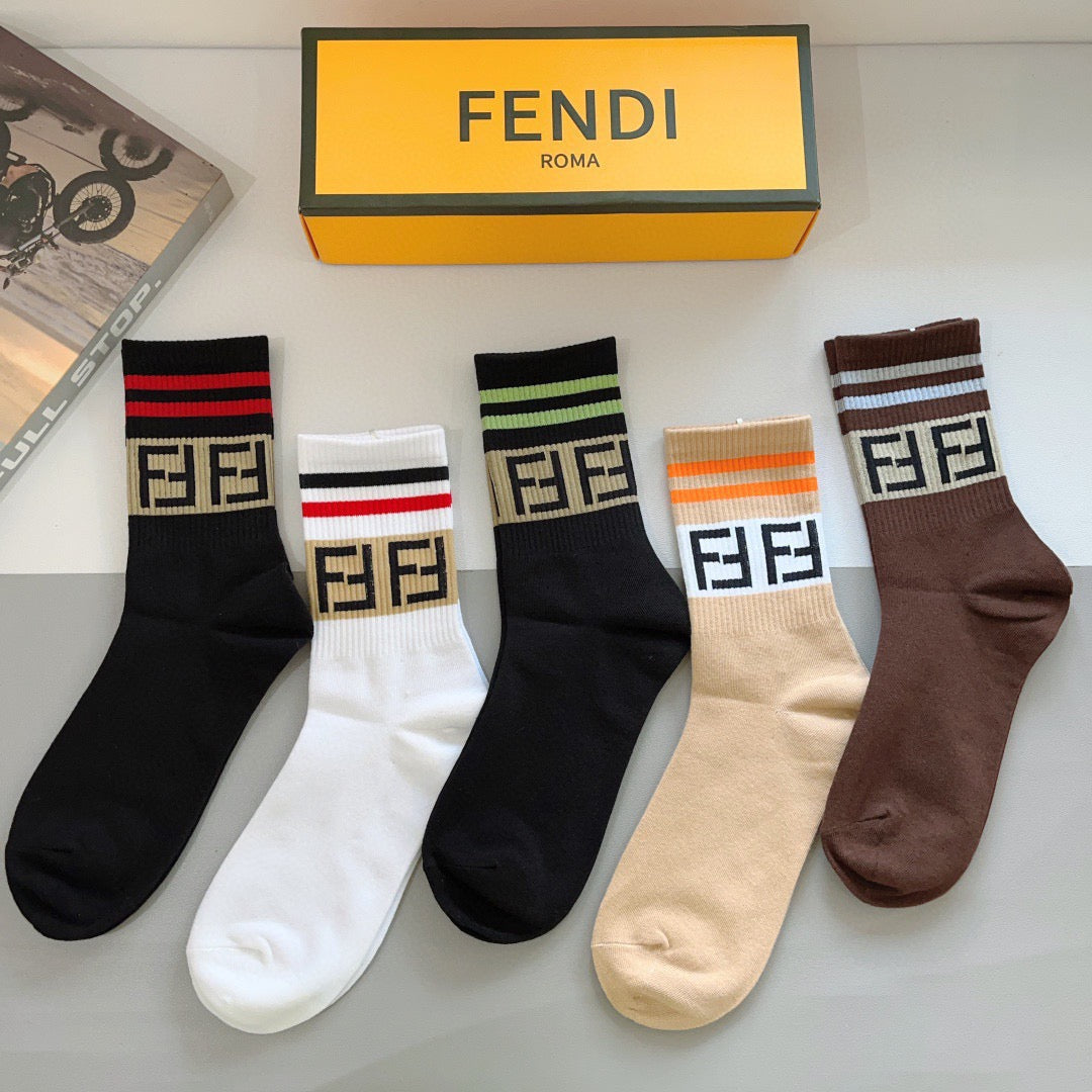5-Pair Comfort Socks Set (1 BOX)-93