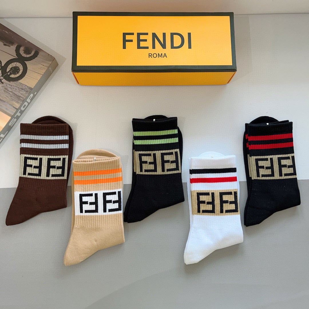 5-Pair Comfort Socks Set (1 BOX)-93