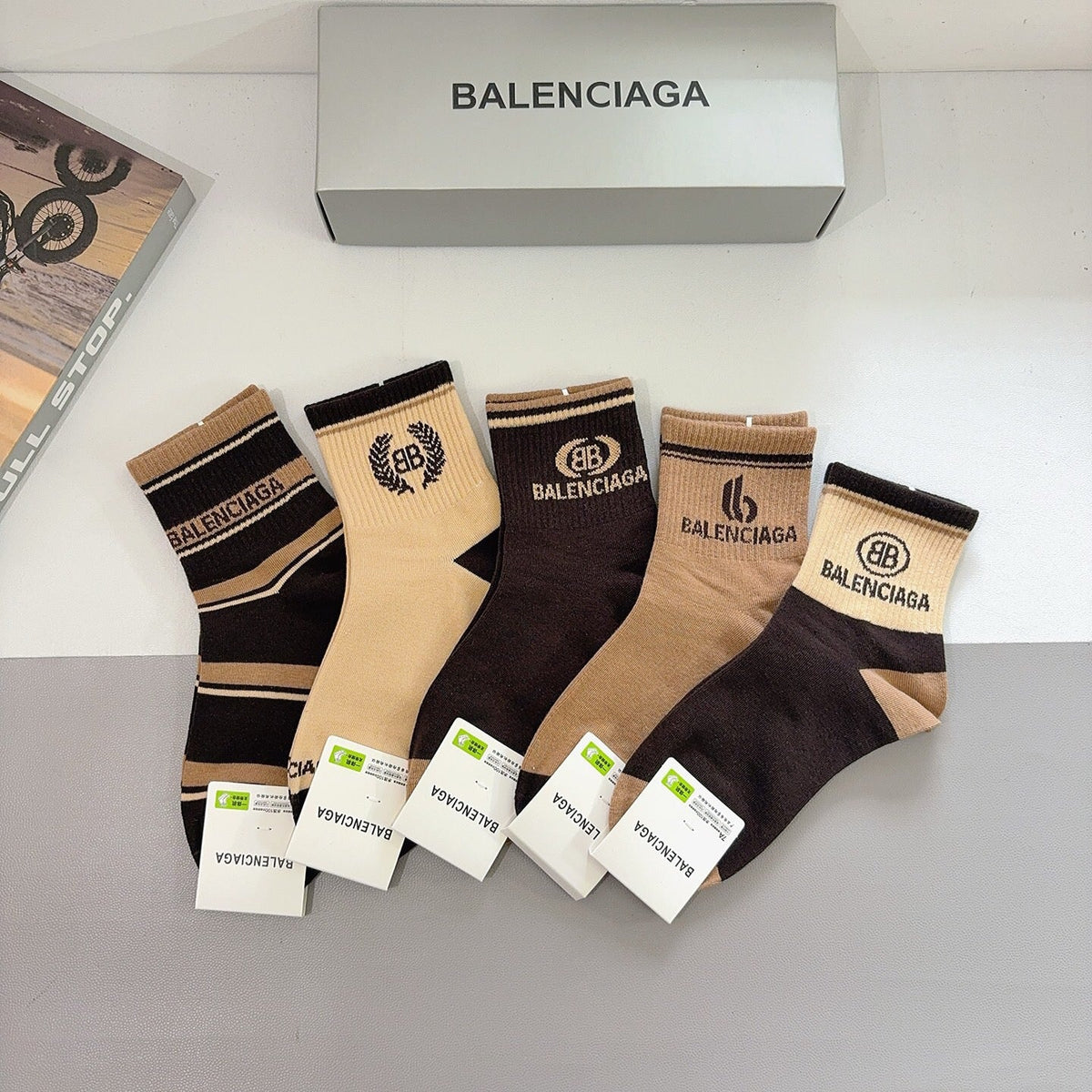 5-Pair Comfort Socks Set (1 BOX)-110
