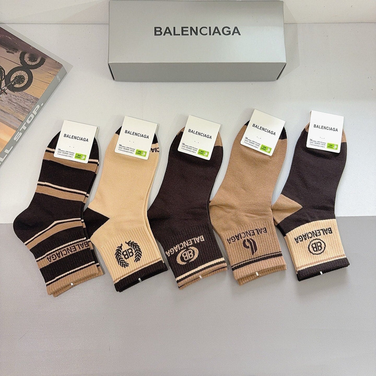 5-Pair Comfort Socks Set (1 BOX)-110