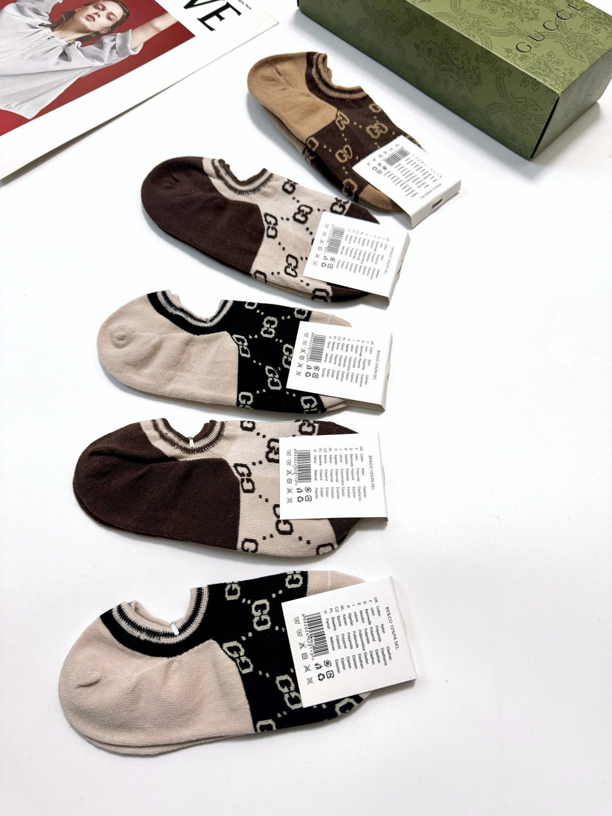 5-Pair Comfort Socks Set (1 BOX)-121