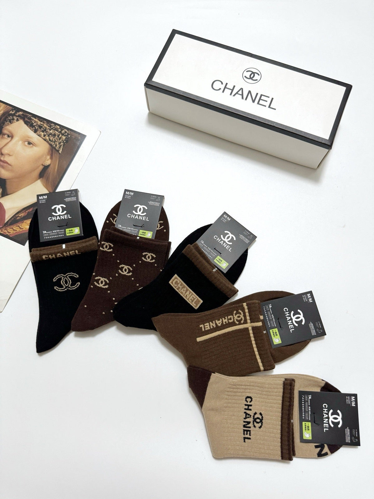 5-Pair Comfort Socks Set (1 BOX)-123