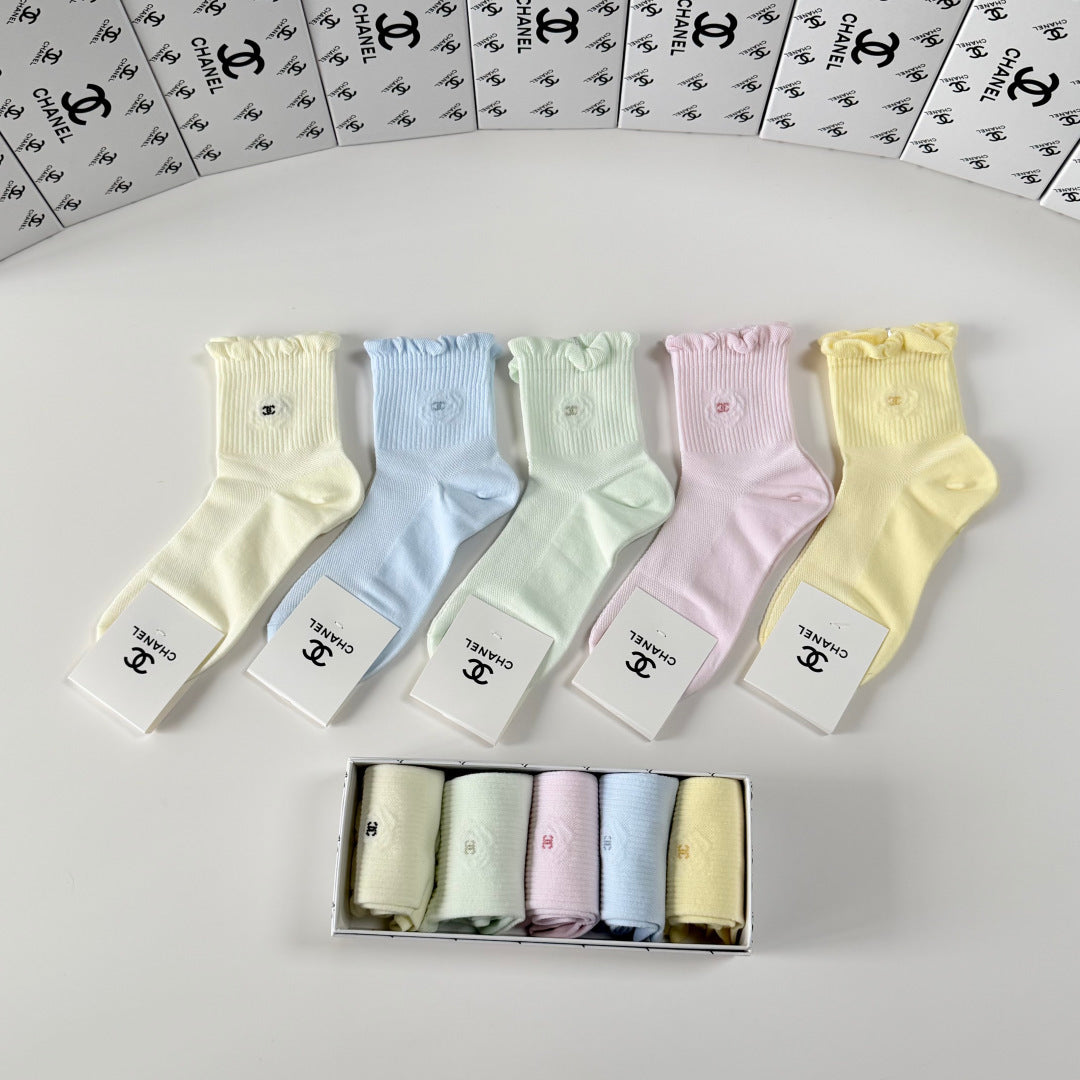 5-Pair Comfort Socks Set (1 BOX)-136