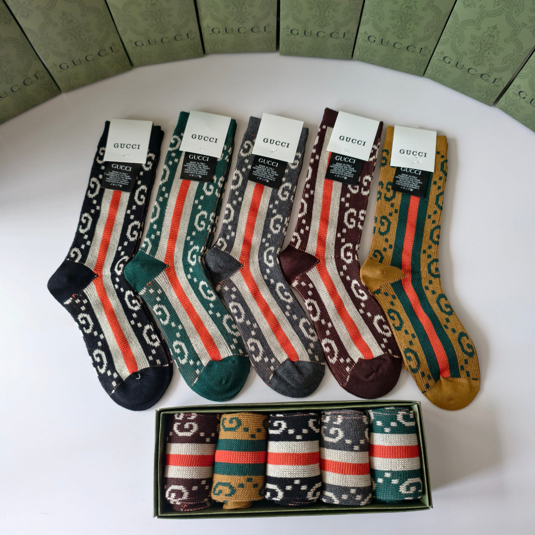 5-Pair Comfort Socks Set (1 BOX)-140