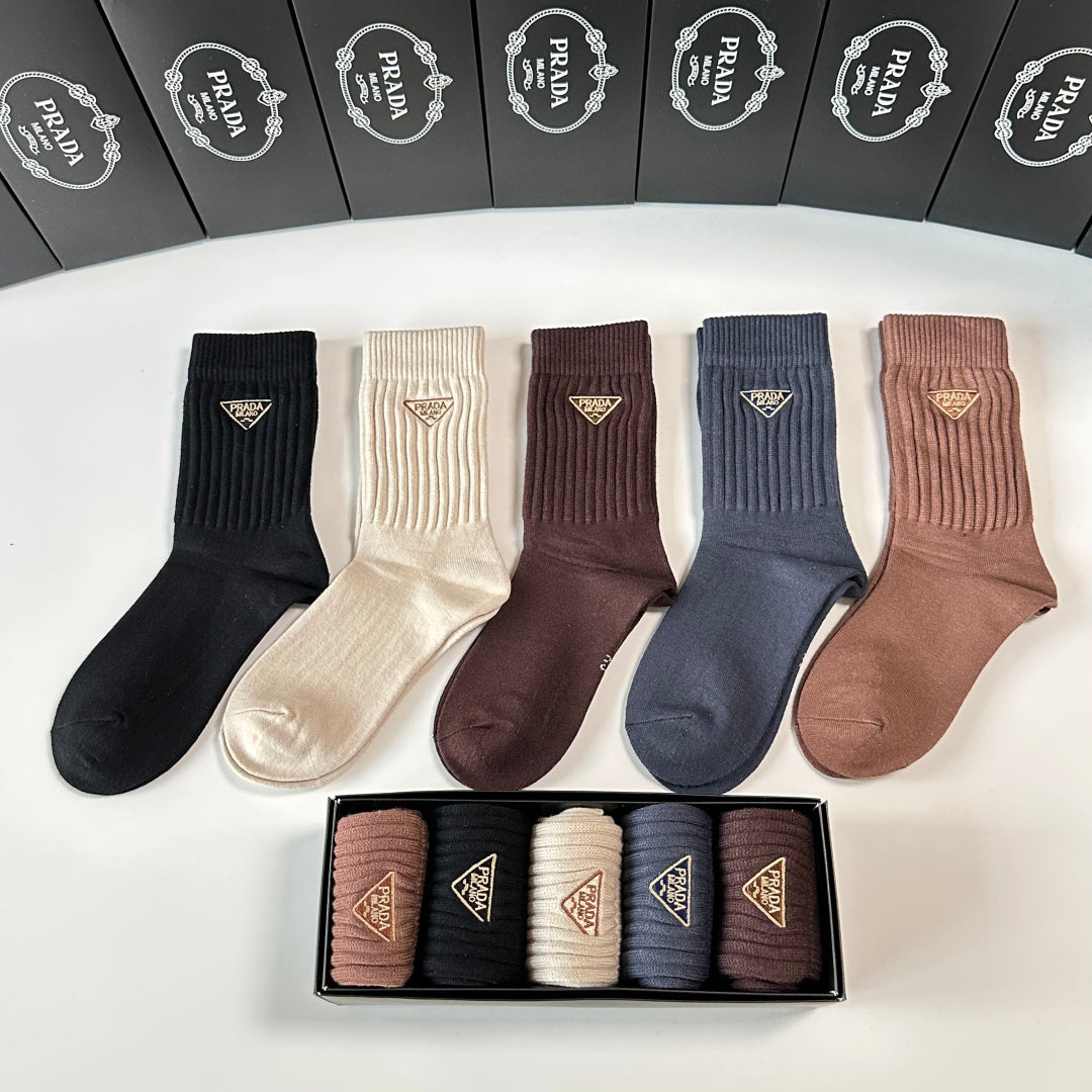 5-Pair Comfort Socks Set (1 BOX)-156