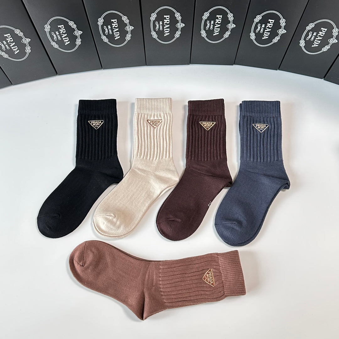 5-Pair Comfort Socks Set (1 BOX)-156