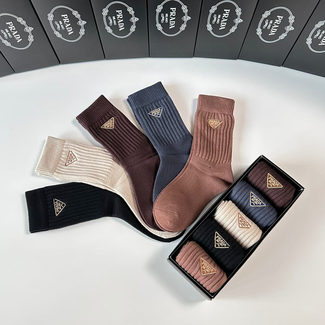 5-Pair Comfort Socks Set (1 BOX)-156