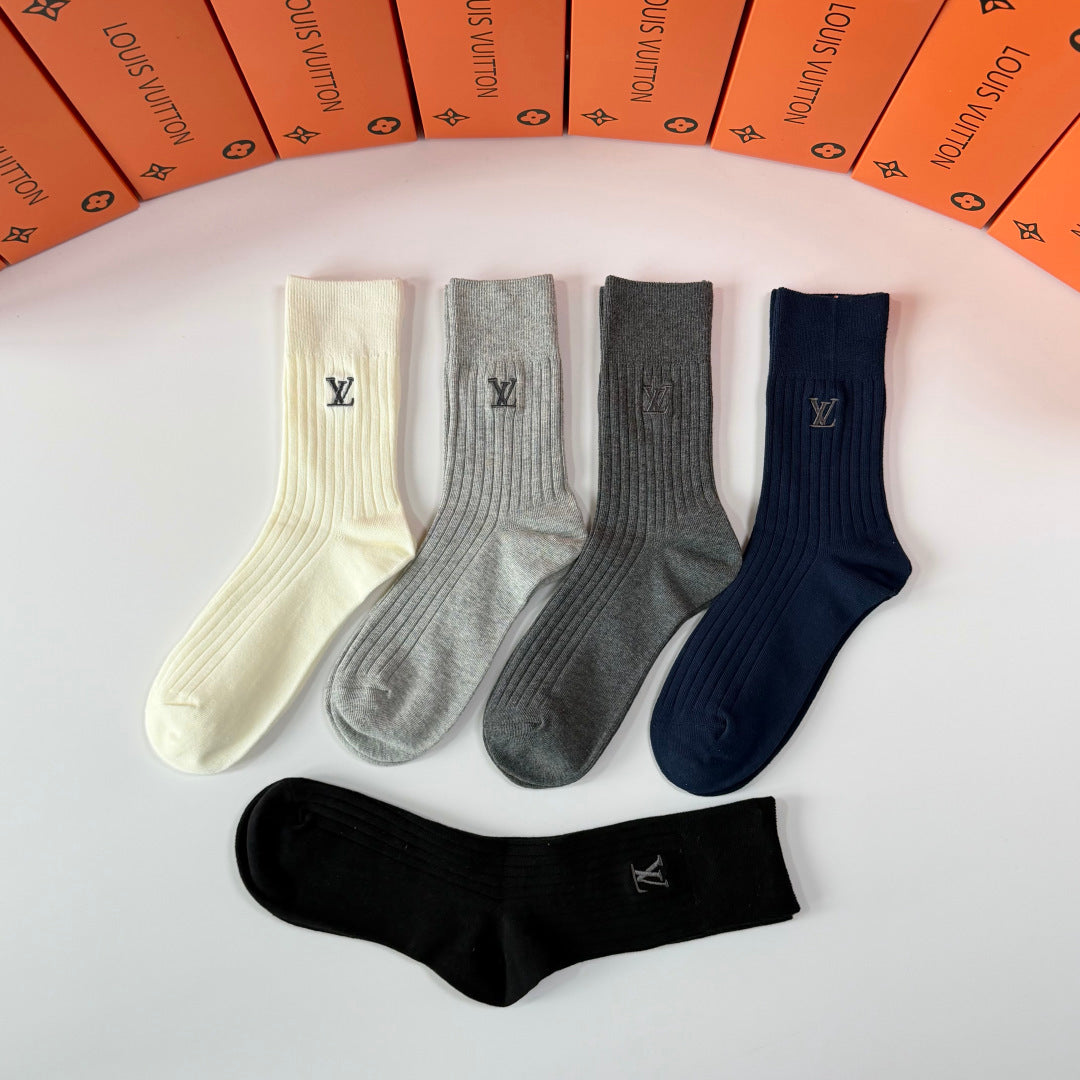 5-Pair Comfort Socks Set (1 BOX)-164