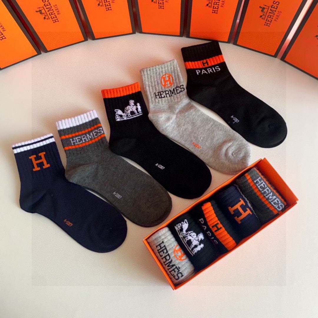 5-Pair Comfort Socks Set (1 BOX)-188