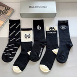 5-Pair Comfort Socks Set (1 BOX)-197