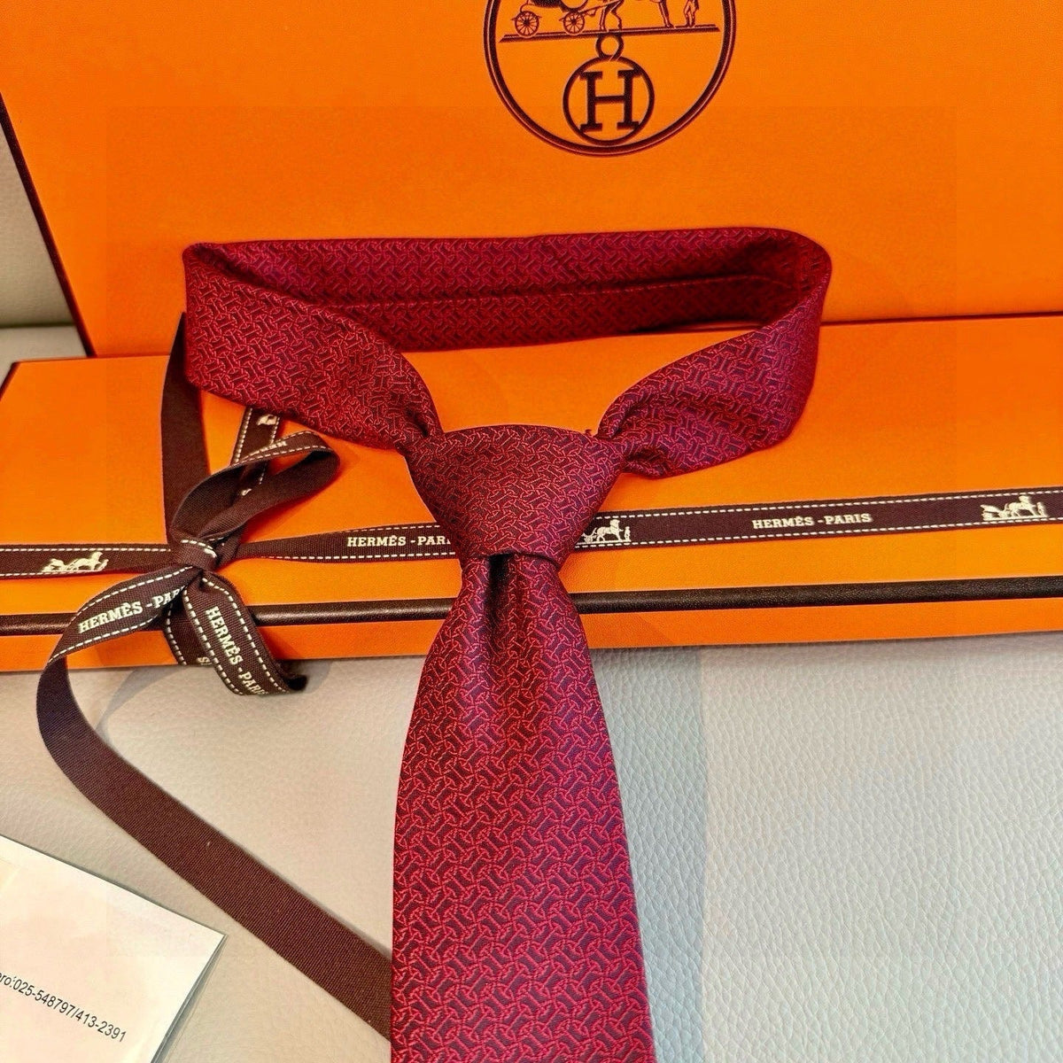 Handcrafted Jacquard Tie-3