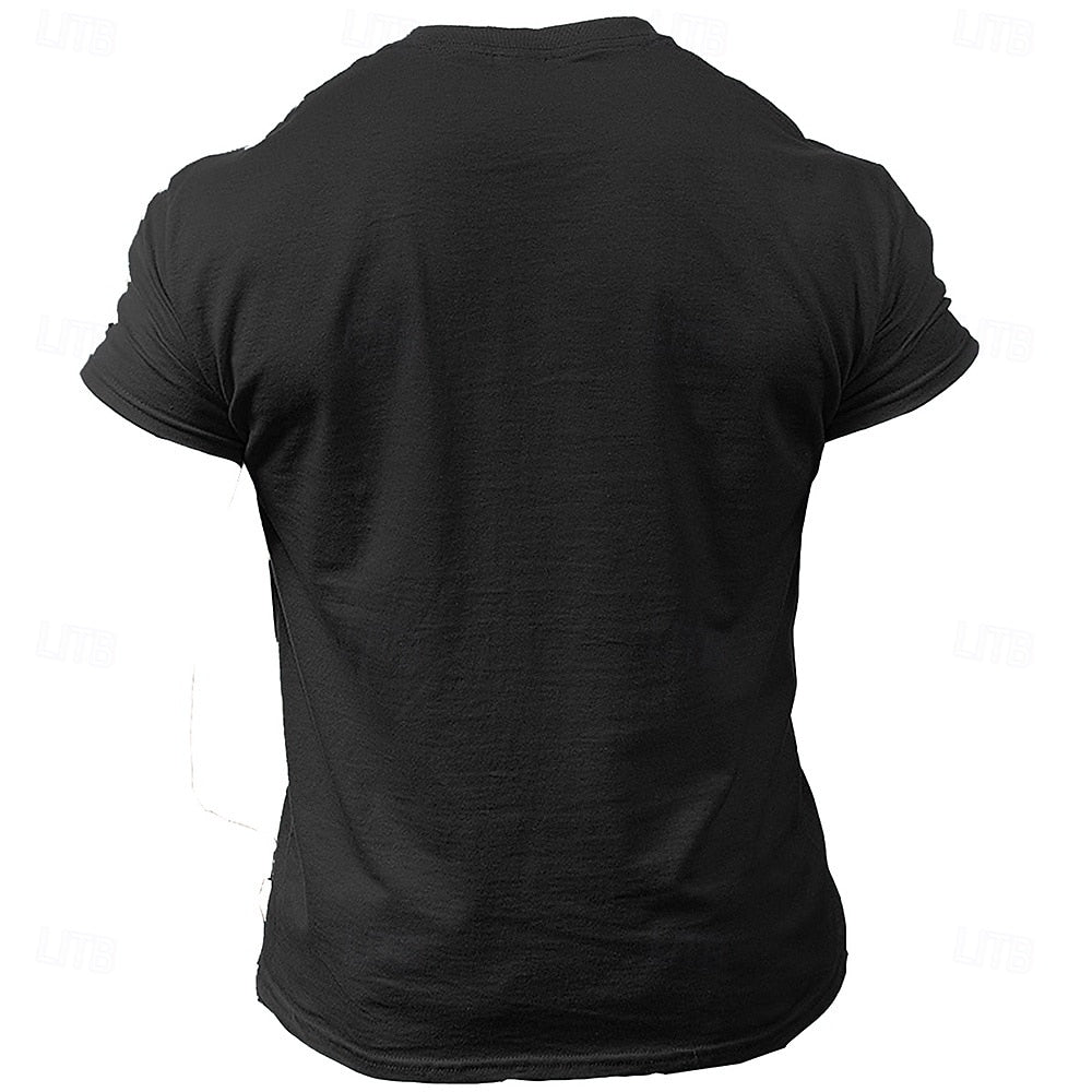 Men's Graphic Funny T shirt Short Sleeve T shirt